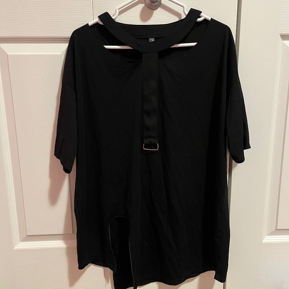 Cool & Stylist Black Long T-Shirt - Picture 1 of 3